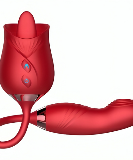 Armony – Delight Flower Vibrator & Bumping With Red Tongue