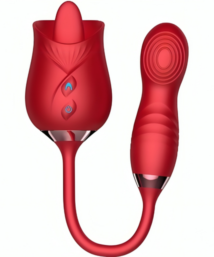 Armony – Delight Flower Vibrator & Bumping With Red Tongue