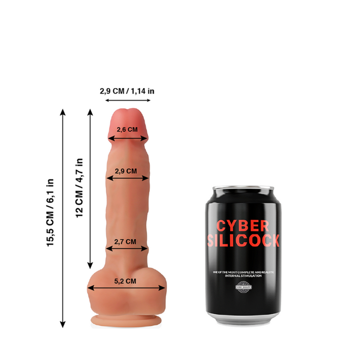 Pleasurements – Cyber Silicock – Ansel Ultra Realistischer Flüssigsilikon-Dildo 15,5 Cm