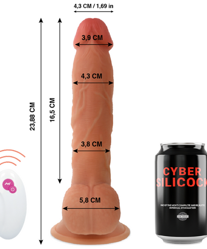 Cyber Silicock – Fernbedienung Realistischer Master Ben 23,88 cm -Ø- 4,3 cm