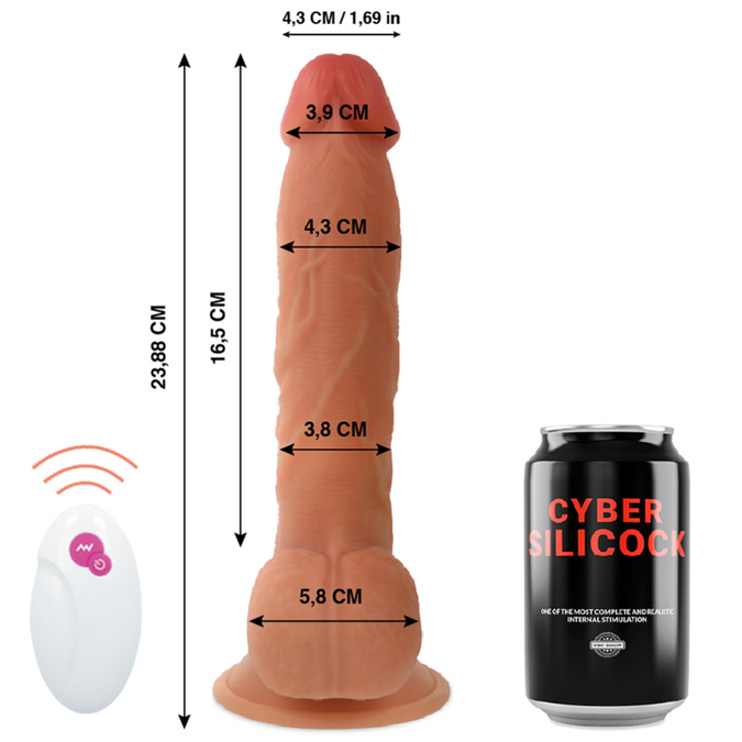 Cyber Silicock – Fernbedienung Realistischer Master Ben 23,88 cm -Ø- 4,3 cm