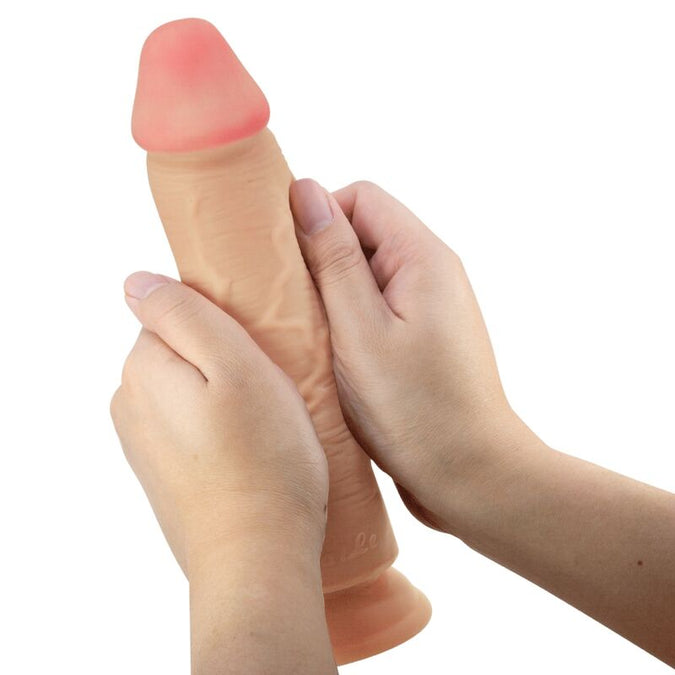 Pleasurements – Pretty Love – Sliding Skin Realistischer Dildo Fleischfarben 23,4 Cm 