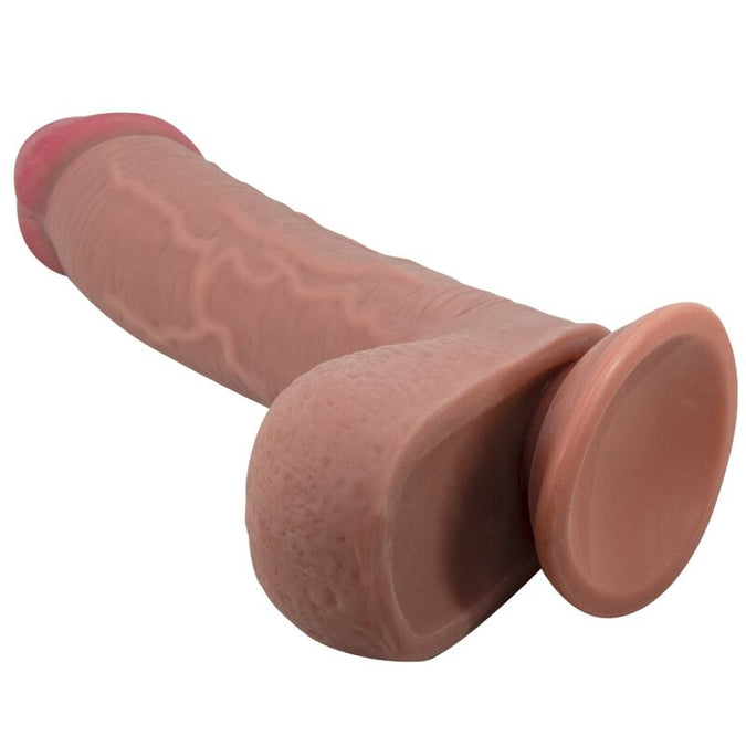 Pleasurements – Pretty Love – Sliding Skin Realistischer Dildo Braun 23,4 Cm 