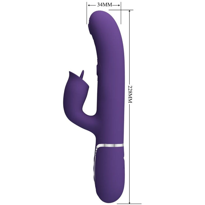 Pretty Love – Rabbit-Vibrator mit leckender Funktion, lila