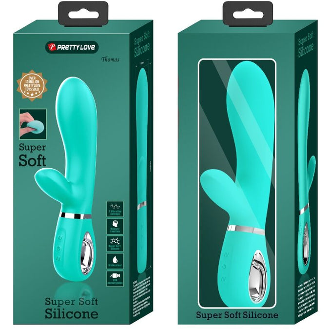 Pretty Love – Thomas Multifunktion G – Spot Vibrator Aqua Grün