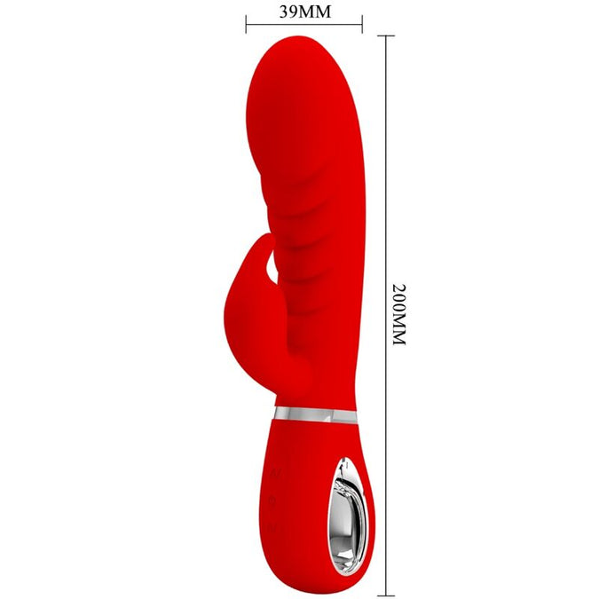 Pretty Love – Prescott Multifunktion G – Spot Vibrator Rot