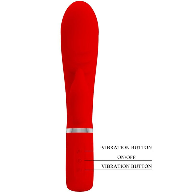 Pretty Love – Prescott Multifunktion G – Spot Vibrator Rot