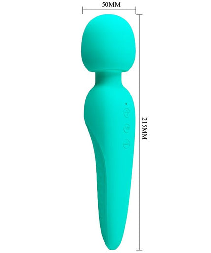 Pretty Love – Meredith Massager 12 Vibrationsmodi Aqua Grün