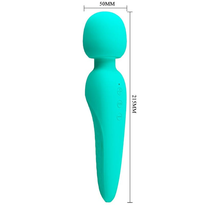 Pretty Love – Meredith Massager 12 vibratiemodi Aqua Groen