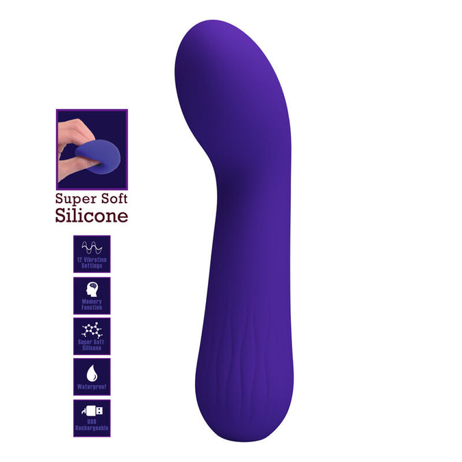Pretty Love – Faun Wiederaufladbarer Vibrator Lila