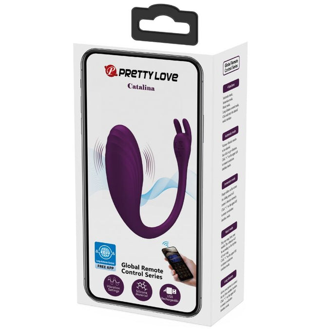 Pretty Love – Catalina Vibrator App Remote Control Purple
