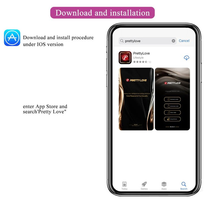 Pretty Love – Catalina Vibrator App Remote Control Purple