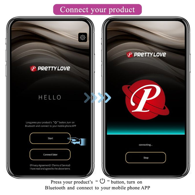 Pretty Love – Catalina Vibrator App Remote Control Purple