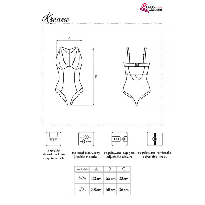 Livco Corsetti Fashion – Kreame Lc 90546 Body Schwarz
