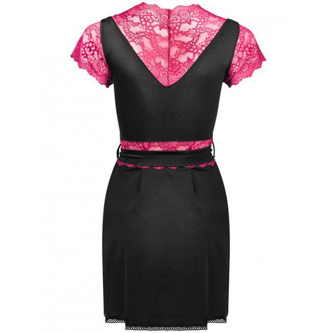 Livco Corsetti Fashion – Kumiko Lc 90428 Bademantel + Slip Schwarz S/m