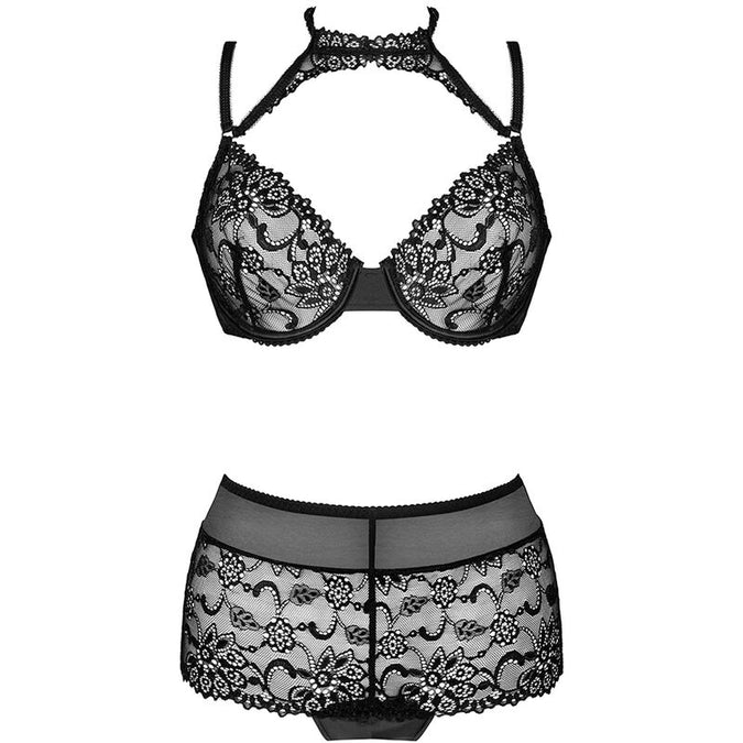 Livco Corsetti Fashion – Linera Für Die Sinne Kollektion BH + Slip Schwarz