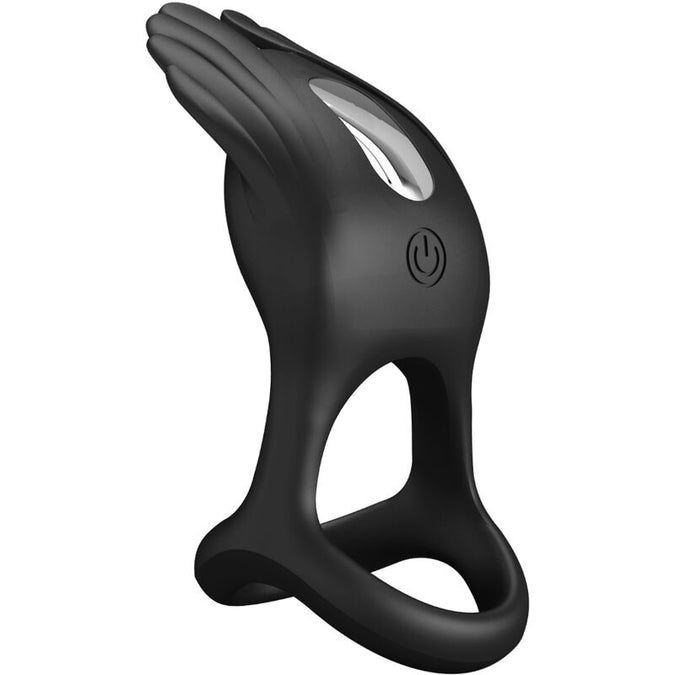 Pretty Love – Silas Vibrierender Penisring 7 Vibrationen Schwarz Silikon