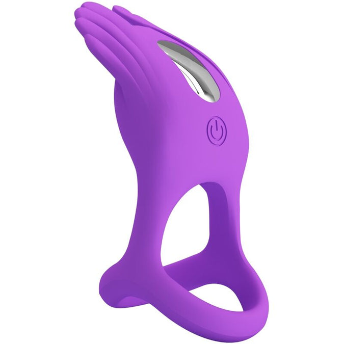 Pretty Love – Silas Vibrierender Penisring 7 Vibrationen Lila Silikon