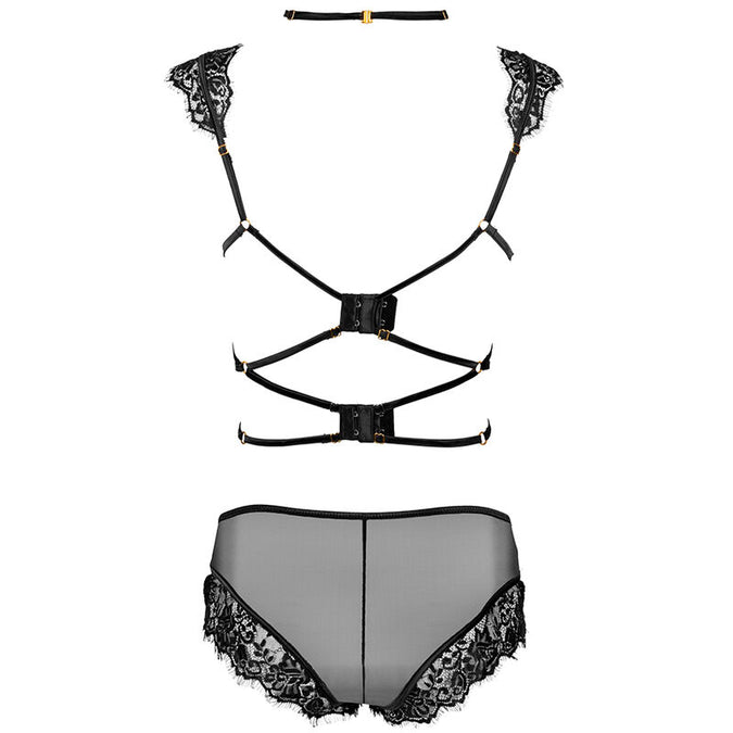 Livco Corsetti Fashion – Palmenom Lc 90614 BH + Slip Schwarz L/xl