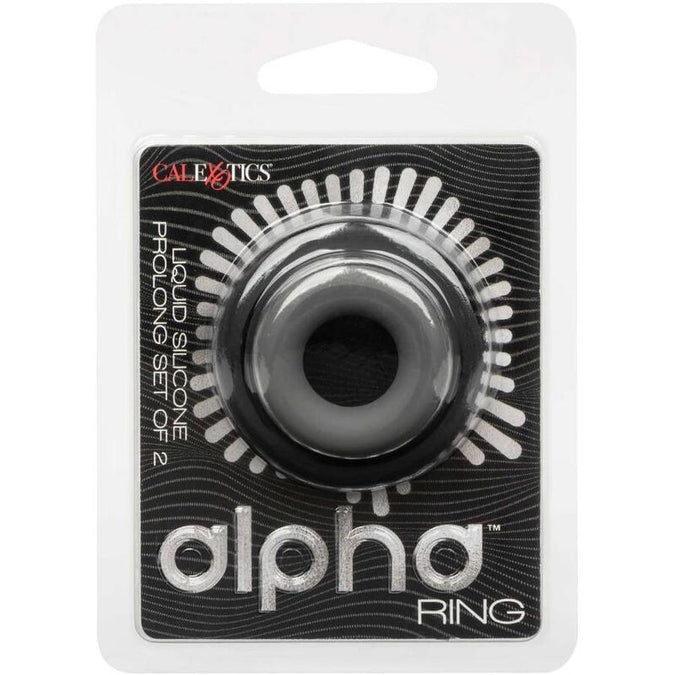 Calexotics – Alpha Prolong Set aus 2 Ringen Grau