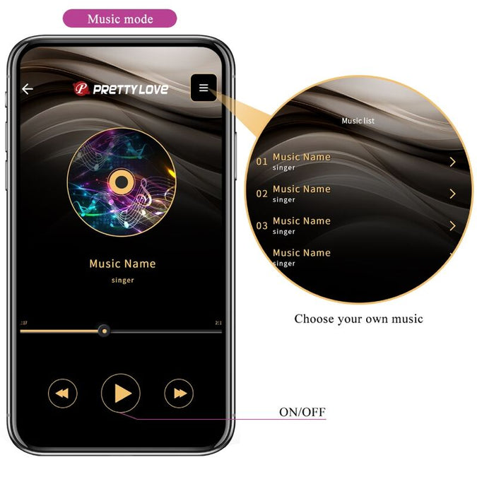 Pretty Love – Abner App Lila