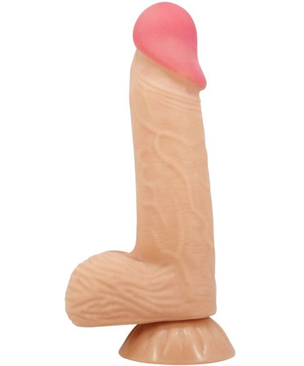 Pleasurements – Pretty Love – Realistischer Dildo aus gleitendem Hautmaterial, Fleischfarbe, 20,6 cm