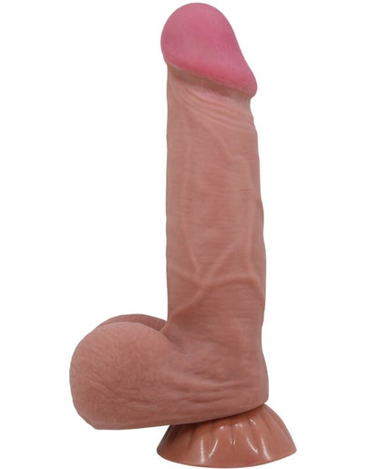 Pleasurements – Pretty Love – Realistischer Dildo aus gleitendem Material, Braun, 20,6 cm