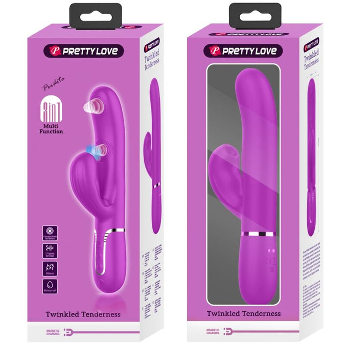 Pretty Love – Perlita Multifunction 3-in-1 G-spot vibrator violet