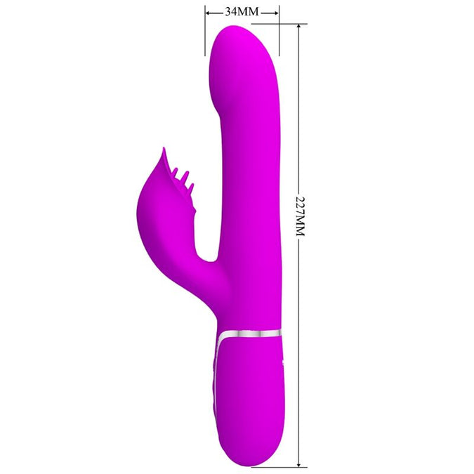 Pretty Love – Rabbit-Vibrator Perlen Violett