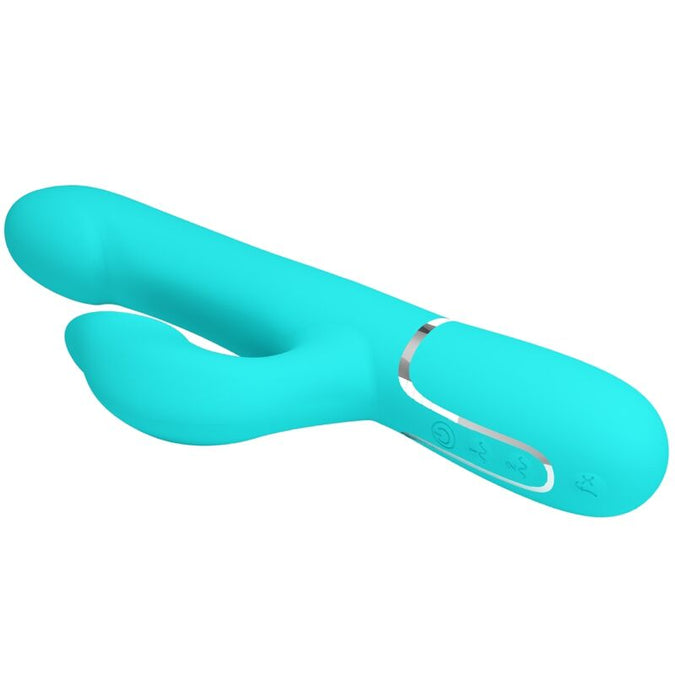 Pretty Love – Rabbit Vibrator Perlen Aqua Grün