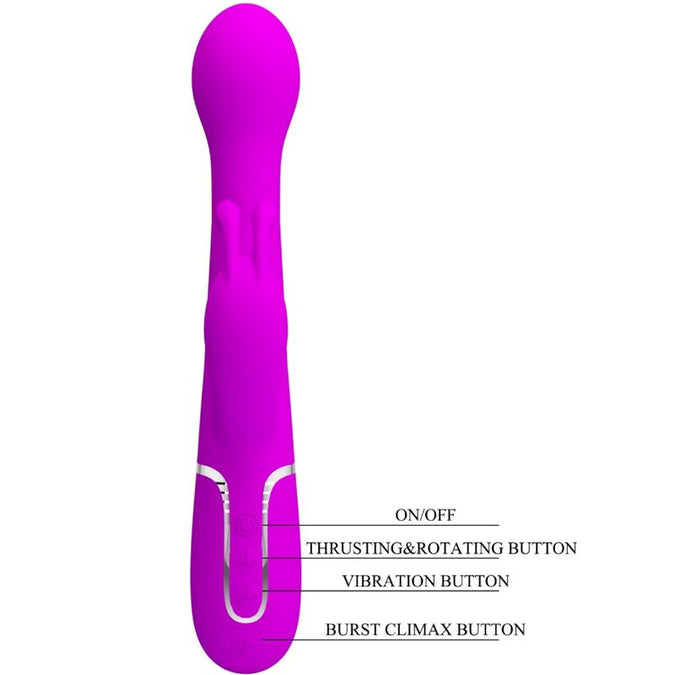 Pretty Love – Dejon Rabbit Vibrator 3 In 1 Multifunktion Violett