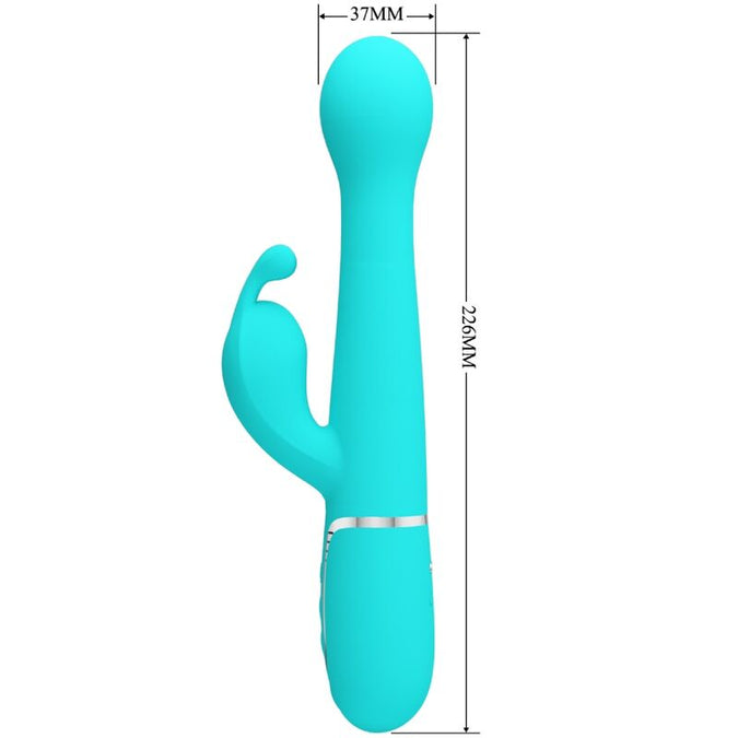 Pretty Love – Dejon Rabbit Vibrator 3 In 1 Multifunktion Aqua Grün