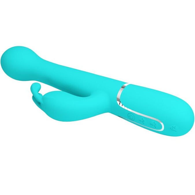 Pretty Love – Dejon Rabbit Vibrator 3 In 1 Multifunktion Aqua Grün