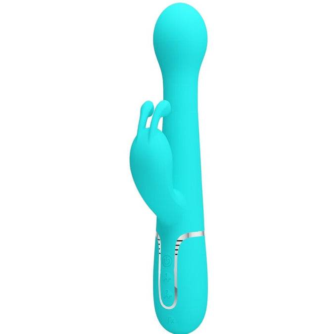 Pretty Love – Dejon Rabbit Vibrator 3 In 1 Multifunktion Aqua Grün