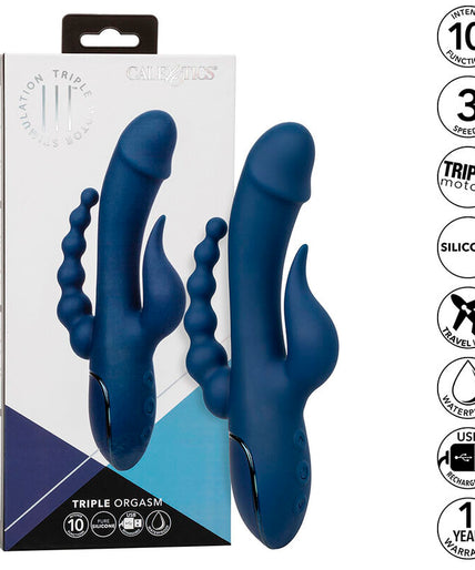 Calexotics – Vibrator Dreifacher Orgasmus Blau