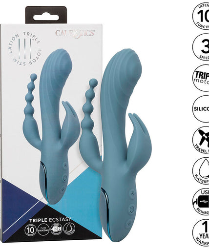 Calexotics – Vibrator Triple Ecstasy Grau
