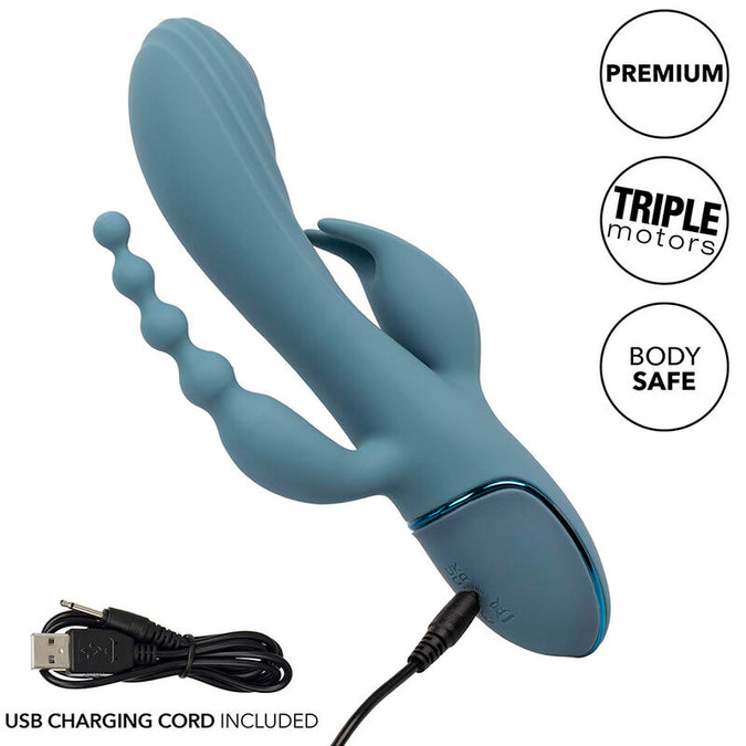 Calexotics – Vibrator Triple Ecstasy Grijs