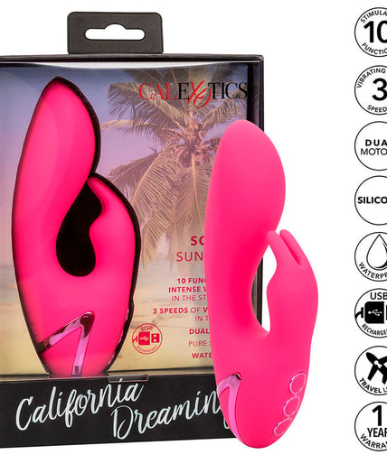 Calexotics – So. Cal Sunshine Vibrator Rabbit Fuchsia von California Dreaming