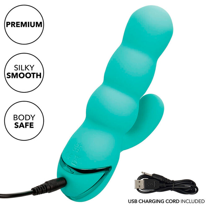 Calexotics – Del Mar Diva Vibrator Rabbit Aqua Grün von California Dreaming