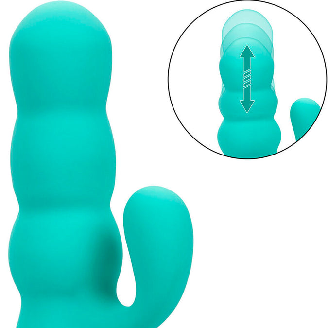 Calexotics – Del Mar Diva Vibrator Rabbit Aqua Grün von California Dreaming