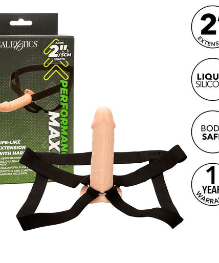 Calexotics – Performance Maxx Life – Like Extension mit Harness Helle Haut