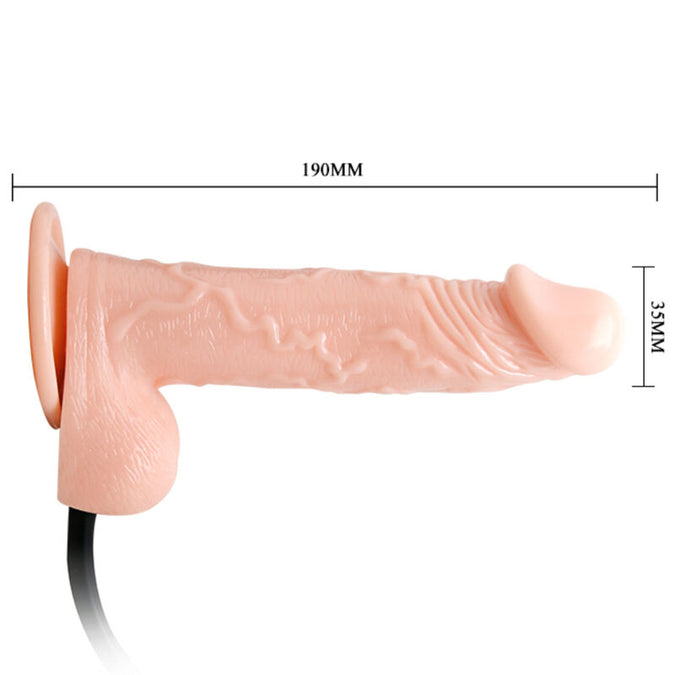Dance – Realistischer Aufblasbarer Dildo mit Saugnapf 15 Cm