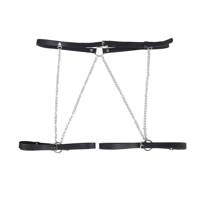 Subblime – Leder Gürtel Harness Schwarz Einheitsgröße
