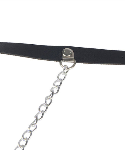 Subblime – Leder Gürtel Harness Schwarz Einheitsgröße