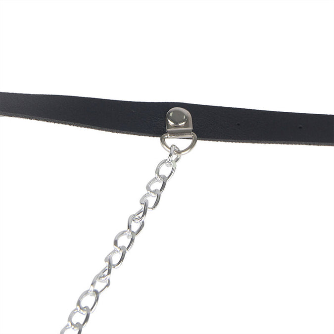 Subblime – Leder Gürtel Harness Schwarz Einheitsgröße