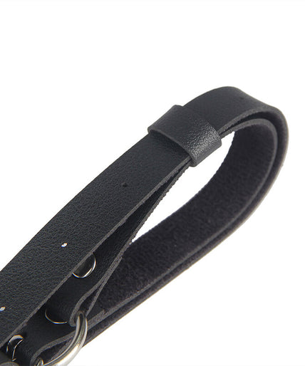 Subblime – Leder Gürtel Harness Schwarz Einheitsgröße