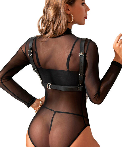 Subblime – Harness-BH mit Kettendetail Einheitsgröße