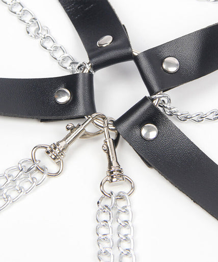 Subblime – Harness-BH mit Kettendetail Einheitsgröße
