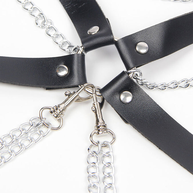 Subblime – Harness-BH mit Kettendetail Einheitsgröße