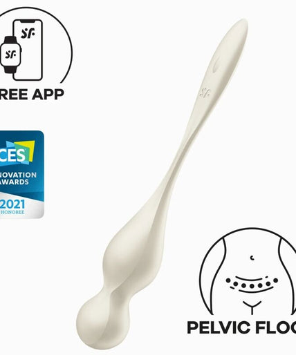 Satisfyer – Love Birds Vibrations-Kegel-Bälle Weiß